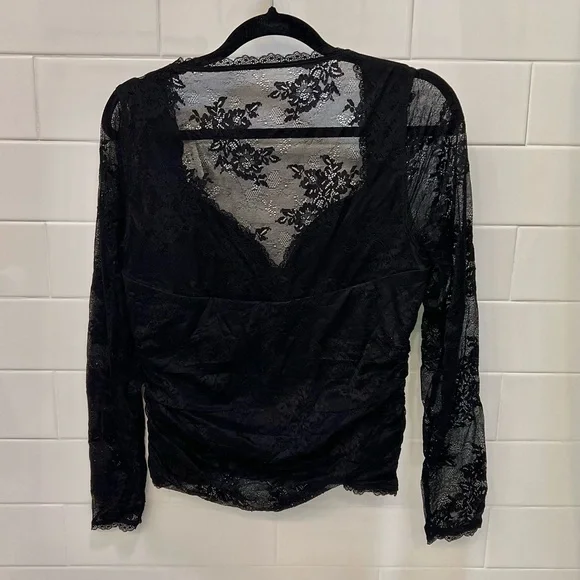 Abercrombie & Fitch Black Lace Top - Picture 5 of 5